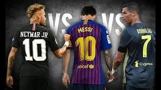 Messi VS Ronaldo VS Neymar - Despacito vs Senorita vs Dance Monkey