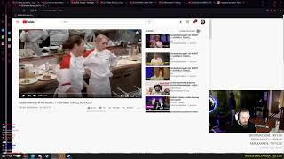 elraen Gordon Ramsey çıldırdığı anları izliyor