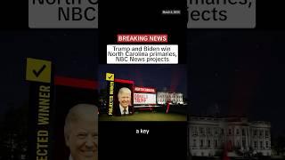 Trump and Biden win North Carolina primaries, NBC News projects