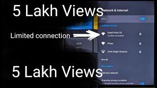 Wifi Limited Connection ||  Fix in 20 Seconds #androidtv #limitedconnection #wifi