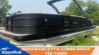 2023 Barletta Lusso 25MA Tri-Toon Boat Tour SkipperBud's