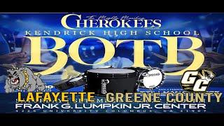 Kendrick High BOTB || Lafayette vs. Greene Co. || Marching Bulldogs vs. Marching Tigers (9.24.2022)