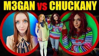 if you see M3GAN vs CHUCKY’S DAUGHTER in real life, RUN! (Girlfriend and I adopted her!)