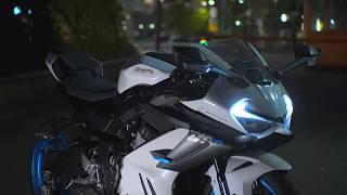 Experience the exhilarating thrill of the CF Moto 675 SR in stunning cinematic view! 