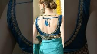 Simple and unique deep neck blouse designs #shorts #shortvideo #fashion #blouse #sewing