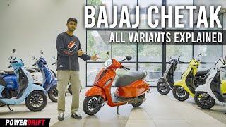 Bajaj Chetak Variants explained | Which Chetak features what? | PowerDrift