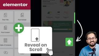 Floating Elementor “Back to top” REVEALS on scrolling down (2024)