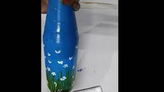 Flower Bottle Painting || for Beginners || by Nita's Art