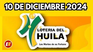 Resultado de LOTERIA del HUILA del martes 10 de diciembre de 2024 