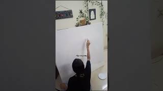 Huge canvas painting || #canvaspainting #canvasart #painting #shorts #youtubeshorts #art