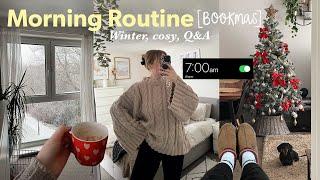 Winter morning routine ️ Cosy home vibes and a chatty Q&A | Bookmas day 4 [vlogmas]