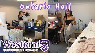 ONTARIO HALL MOVE-IN VLOG at Western University