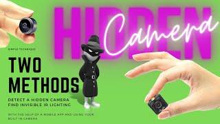 How to detect Hidden / Spy Camera with your Phone | Detect invisible IR illumination with your phone