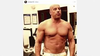 Vin Diesel shows off his ripped 'dad bod' in shirtless photo after wrapping Fast & Furious 9