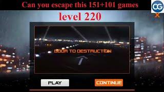 Can you escape this 151+101 games level 220 - DOOR TO DESTRUCTION - Complete Game