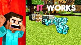 Testing clickbait Minecraft hacks to see if they are real |Tiktock hack series part-4| @epicdipic