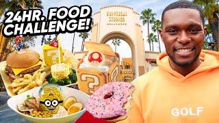 I Ate The CRAZIEST Foods At Universal Studios For 24 Hours! (EP.9)