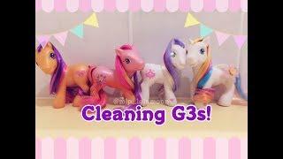 Cleaning G3 My Little Ponies! | How to clean | Tutorial