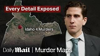 The 2022 University of Idaho Killings Mapped by a Forensic Expert | Murder Maps | Daily Mail