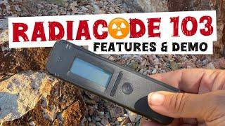 RadiaCode 103 - FEATURES & DEMO Radiation Detector, Dosimeter, Scintillator, Geiger, Spectrometer