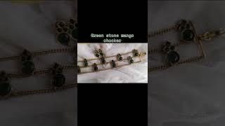 Antique polish mango charm choker necklace #antiquejewellery #choker #jewellery #1gmgoldjewellery