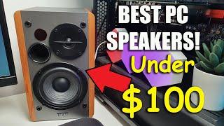 Edifier R1280T Unboxing Review + Sound Level Test | BEST $100 PC SPEAKERS