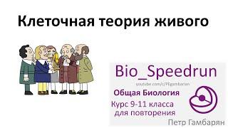 6. Клеточная теория и микроскопия (Speedrun общая биология 9-11 класс, ЕГЭ, ОГЭ 2021)