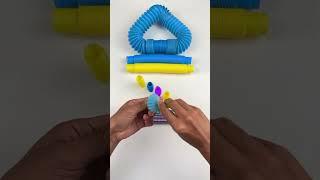 Creating Colors Mixing POP-Sound ASMR  #diy #satisfyingvideos # relaxing #creative #oddasmr #crunchy
