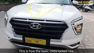 UPGRADING CRETA E TO SX BY CAR SONICS, HYDERABAD