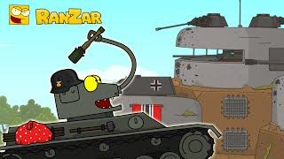 Professor Shtug's base RanZar Cartoons about tanks