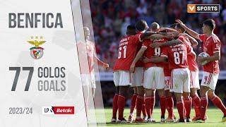 Benfica: Os 77 golos na Liga 2023/24