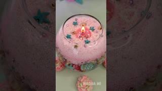 DIY Pink Ocean Water Candle  | Satisfying ASMR Craft