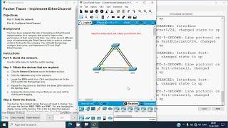 6.4.1 Packet Tracer - Implement Etherchannel