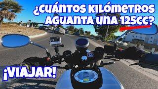 Viajar en moto | ¿Cuántos kilómetros puede hacer una 125 cc?