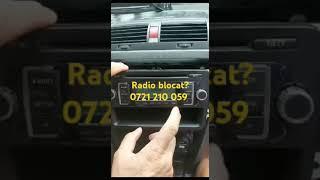 Cod Deblocare Radio Original 2024: VW, Audi, Seat, Skoda, Ford, Fiat, Dodge, Jeep, Chrysler Garantat