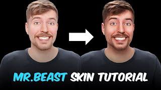 How to create Mr. Beast's skin effect? Skin effect | Thumbnail tutorial | sunny thumbnails