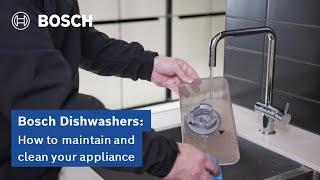 Bosch Dishwashers: Maintenance and Cleaning