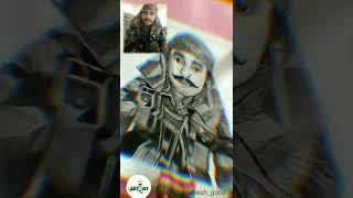 Indian army man sketch/Indian army drawing/o desh mere/  #shorts /#drawing #reels #trending