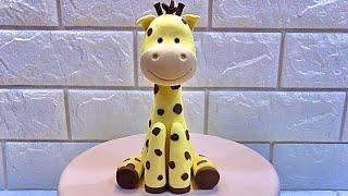 How to Make Easy Giraffe Fondant Topper