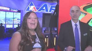 Aruze Gaming (Laura Sims, Brandon Knowles) G2E 2018 Fantini Research