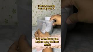 Trik membuat alas toples #lifeskills #diy #tipspraktis #tips #lifehacks