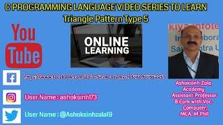 Floyd's Triangle and Triangle in Pyramid Pattern with Colorful and Blinking in C Program