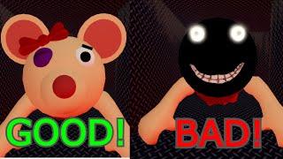 How to get "GOOD & BAD ENDING" BADGES + MOUSE TRAP MORPH/SKIN in THE PIGGY BATTLE & APRP! - Roblox