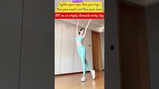 One action burn fat all over the body 100 a day slim hips thin legs thin arms stick to it for a week