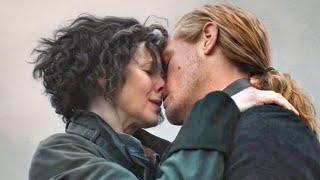 Jamie and Claire Kisses | Outlander 7x1 Season Premiere