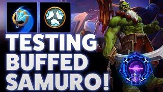 Samuro Bladestorm - TESTING BUFFED SAMURO! - Grandmaster Storm League