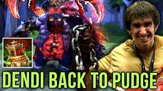 Dendi Pudge Legend Back to his Signature Hero Amazing Hooks + Arcana Set Dota 2