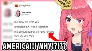 WHY ARE YOU LIKE THIS AMERICA ??? | Kitsu reacts to USA VS EUROPE MEMES | Vtuber Reacts to Memes