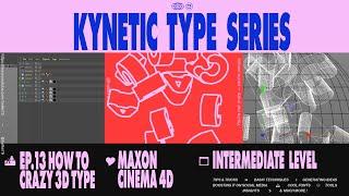 Kinetic Type Series® -  How to do 3D Crazy type