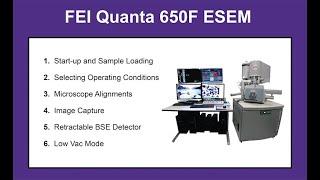 FEI Quanta 650F ESEM Training